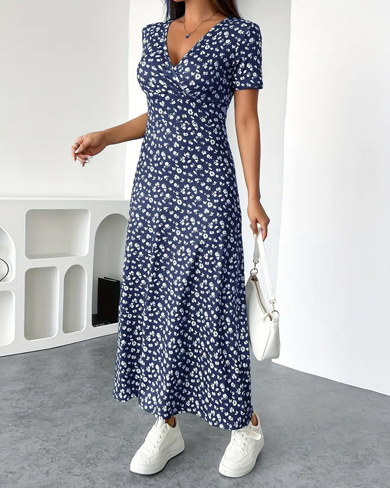 Elegant Printed Bodycon Dress
