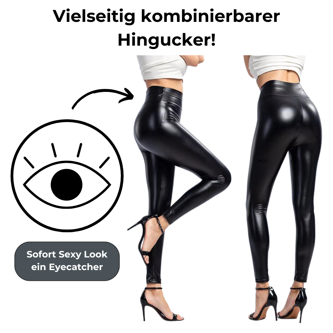 VixenTher™ - Sleek Thermo Leather Leggings