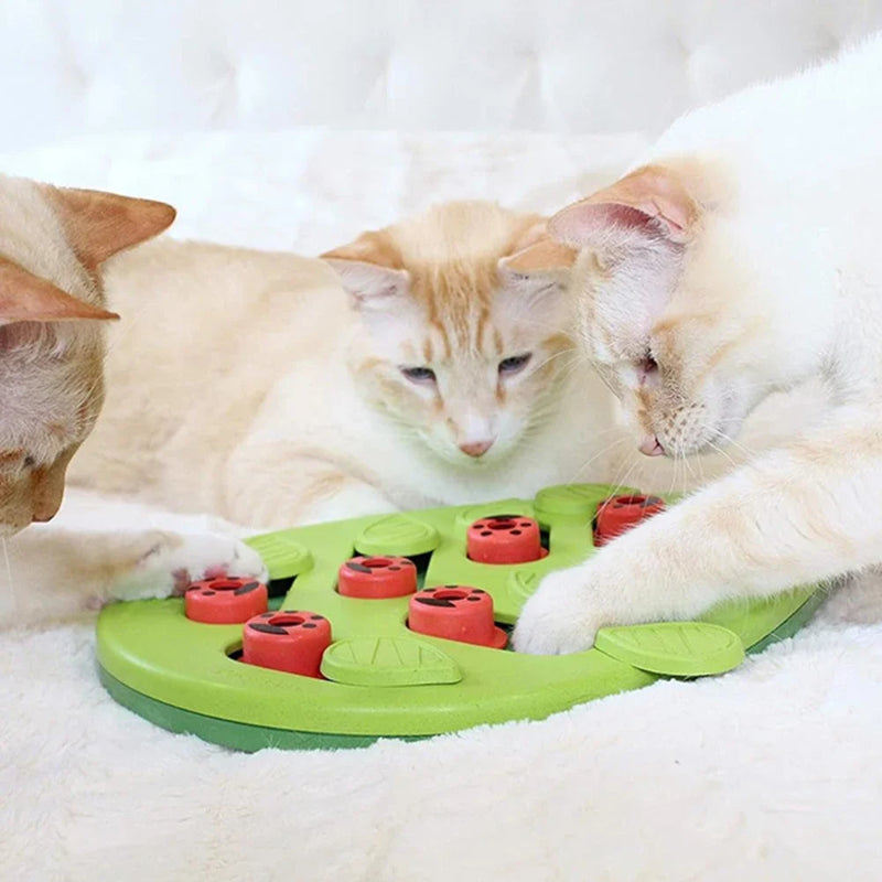 PurrPlay™ - Interactive Puzzle Cat Bowl for Engaging Mealtime