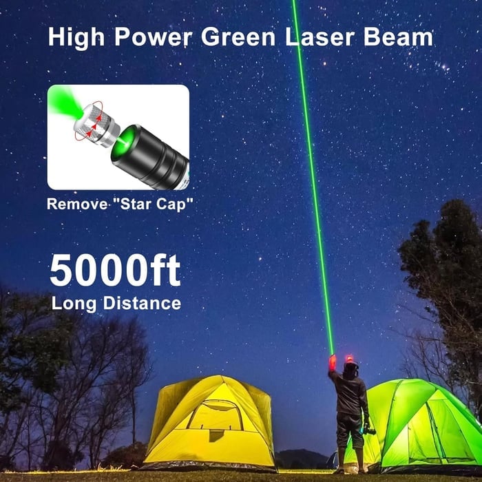 Red Green Laser Light for Festive Outdoor Decor