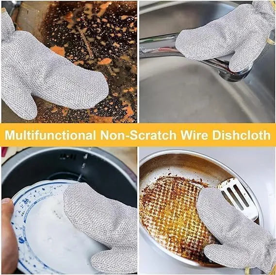 CleanGuard™ - Waterproof Aluminum Dishwashing Gloves