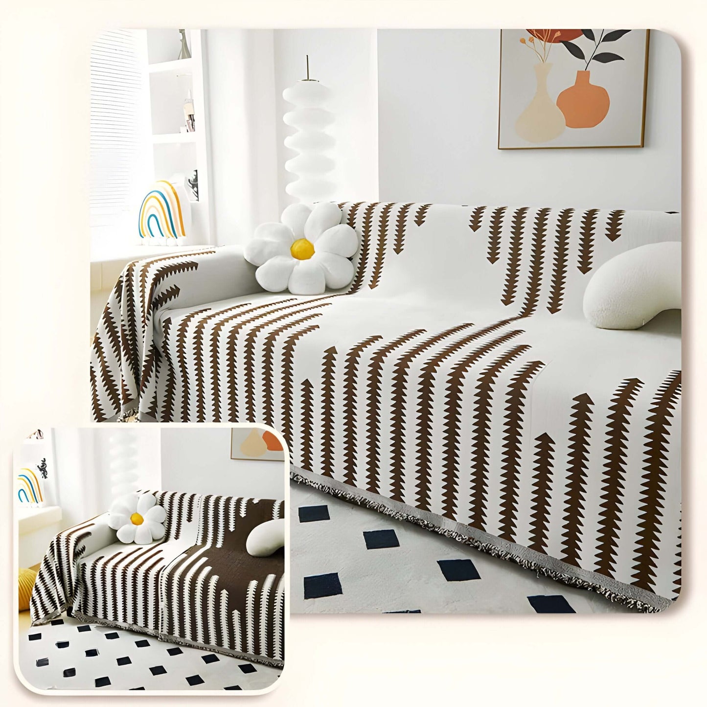 HomeEase™ - Reversible Chenille Sofa Cover for Cozy Living Room Style