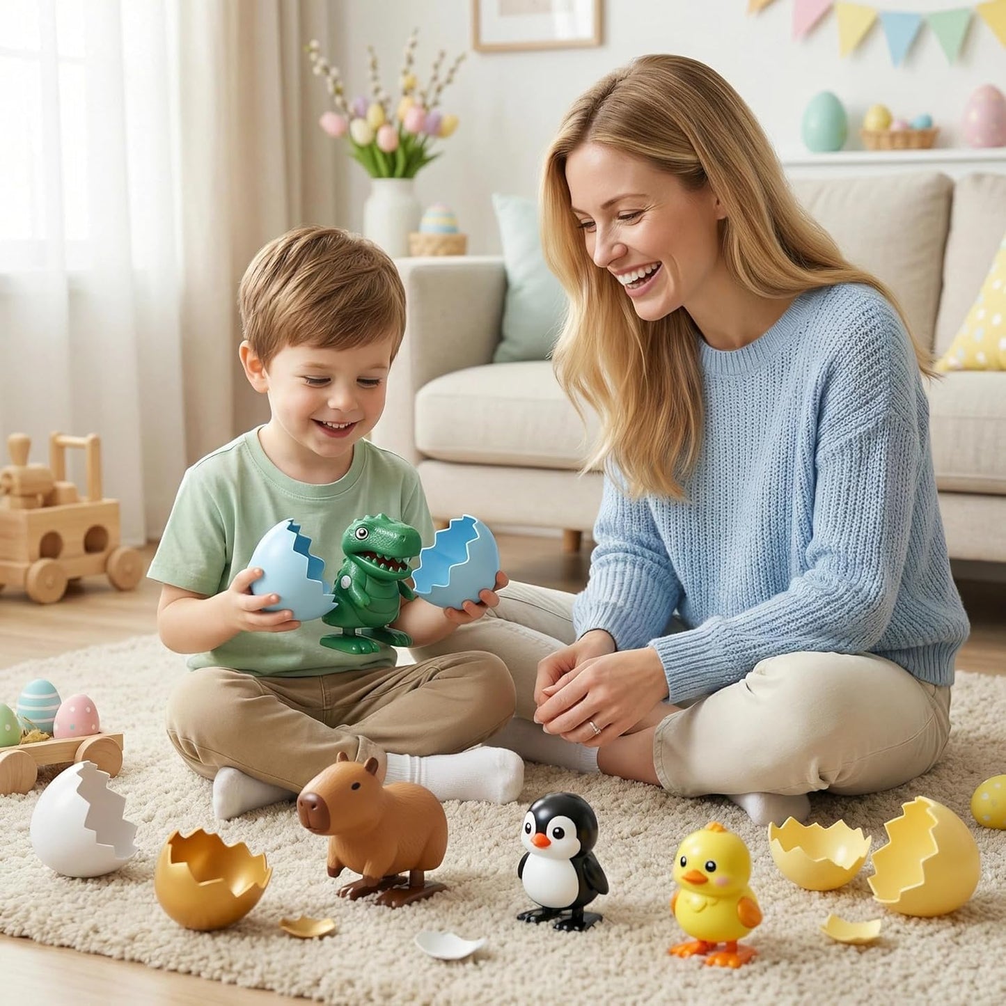 HatchWhirl - Endless Easter Fun with Magical Wind-Up Animal Races