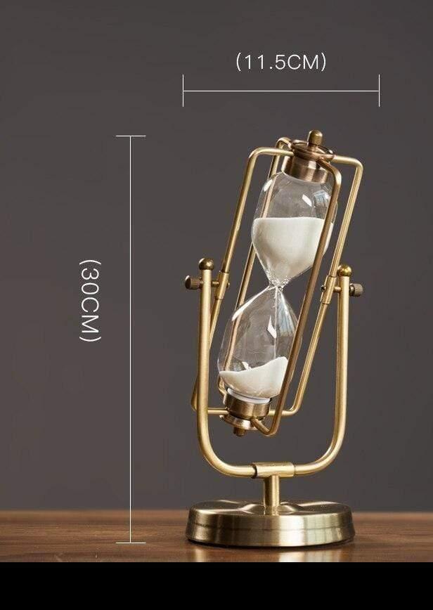 Sleek Modern Hourglass Decor