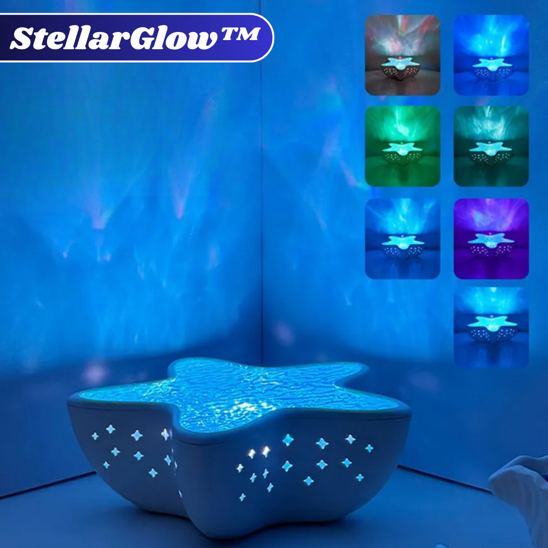 StellarGlow™ - Starfish LED Projector Lamp for Magical Ambiance
