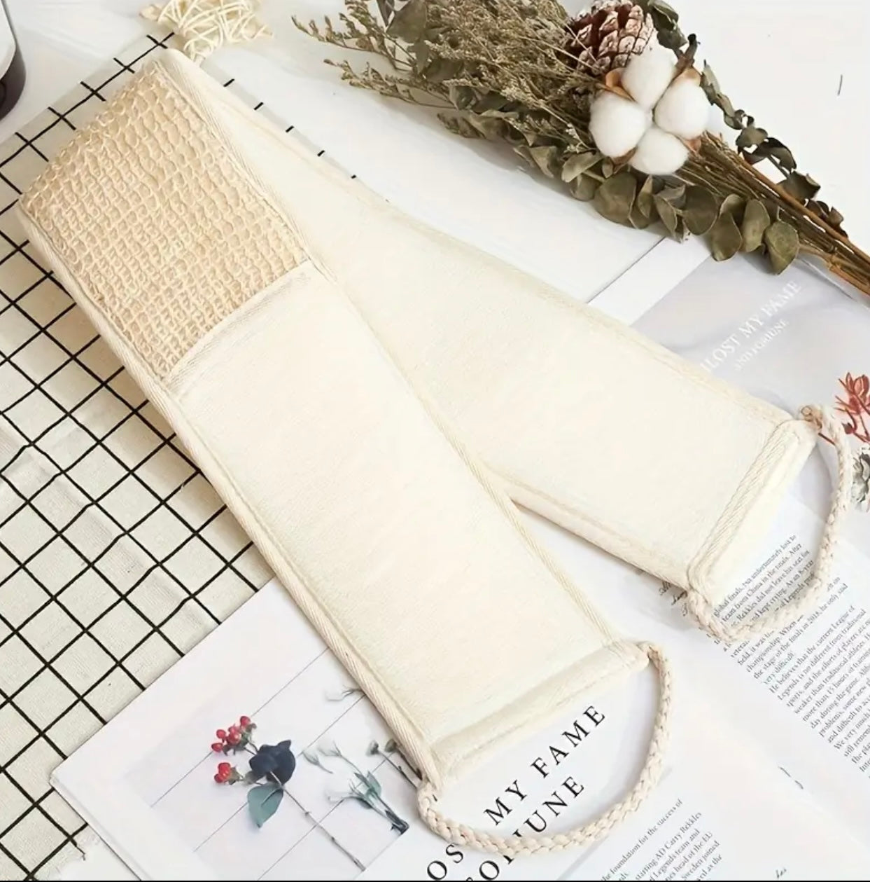 LuxeLoom™ - Soft Double-Sided Stretch Bath Towel