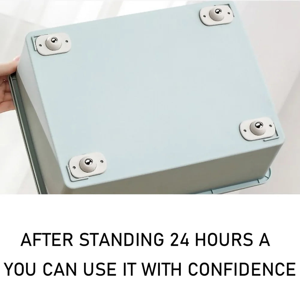Smooth Rolling Adhesive Casters for Easy Furniture Mobility