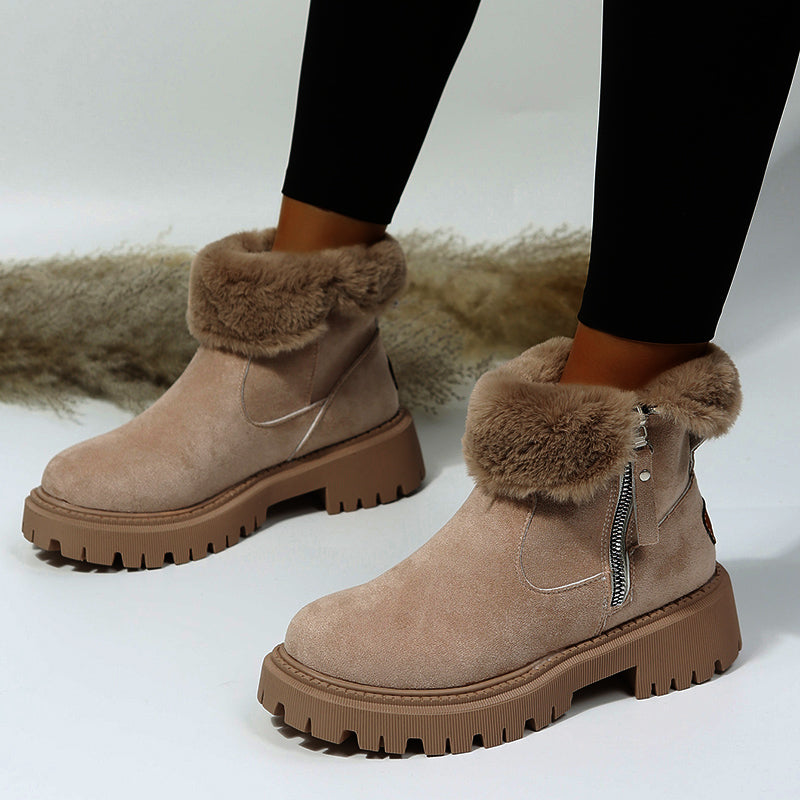 Cozy Suede Winter Boots