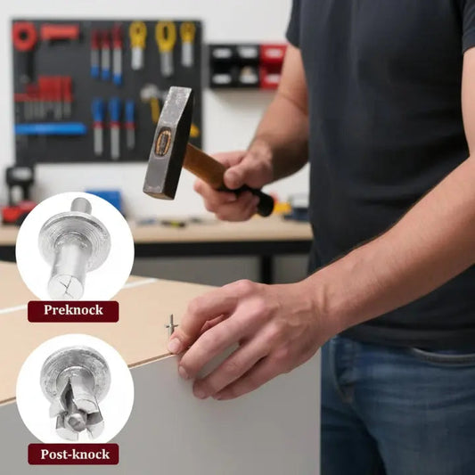QuickRivetPro™ - Tool-Free Hammer Rivet Kit for Strong, Fast Fixes