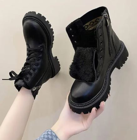 Warmova™ - Cozy Fleece-Lined Women's Ankle Boots