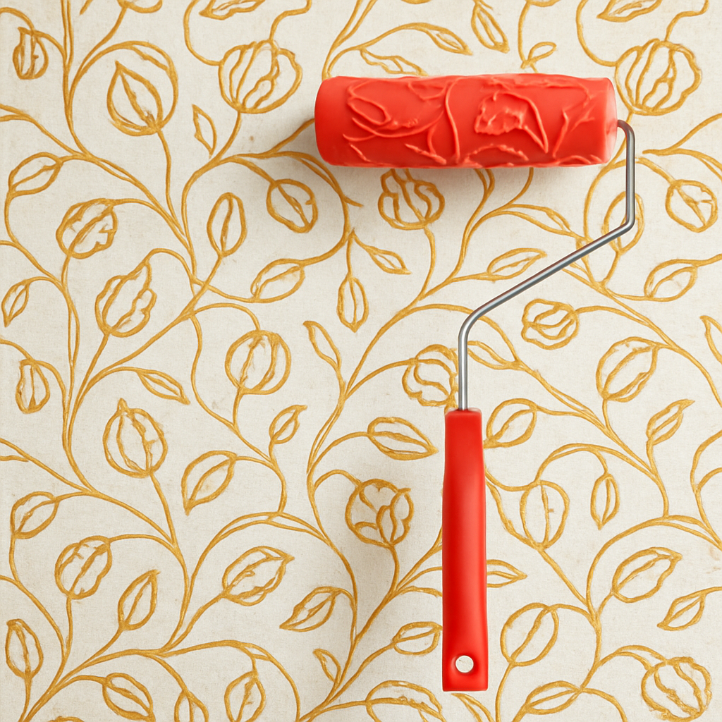 Rollique™ - Textured Wall Paint Roller for Decorative Finishes