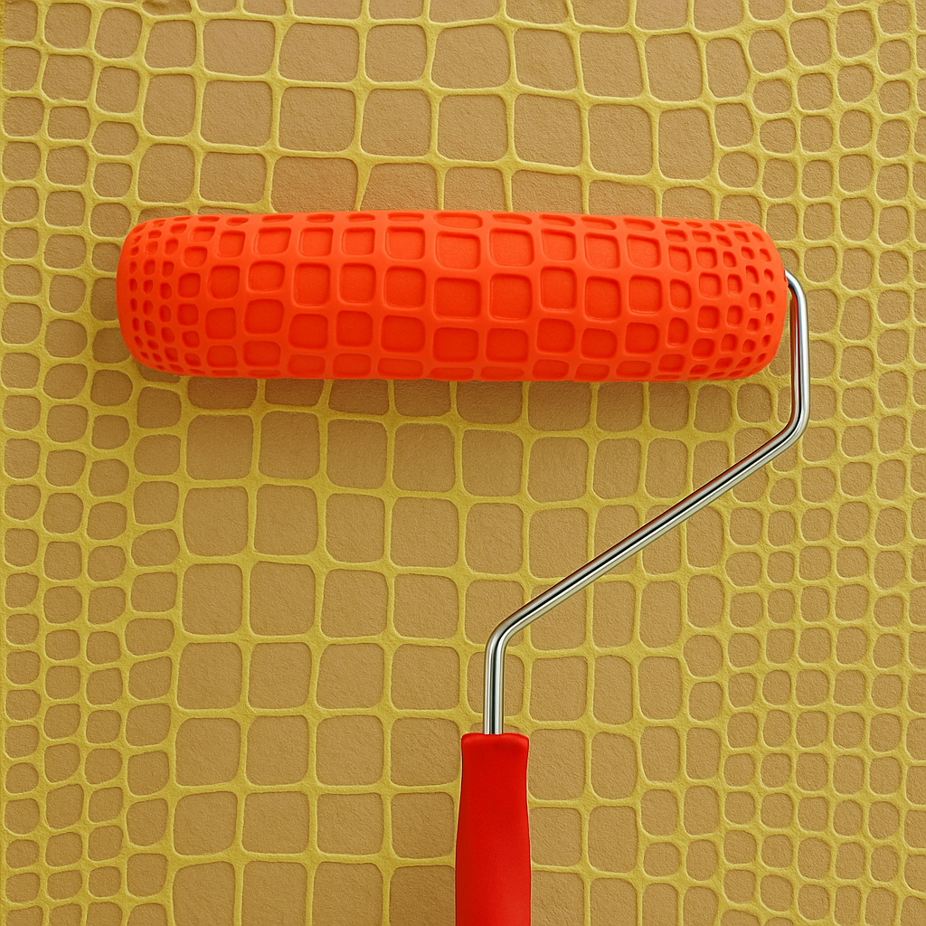 Rollique™ - Textured Wall Paint Roller for Decorative Finishes