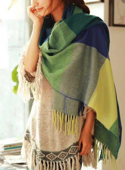 Soft Cashmere Scarf Cozy Warm Lightweight Accessory