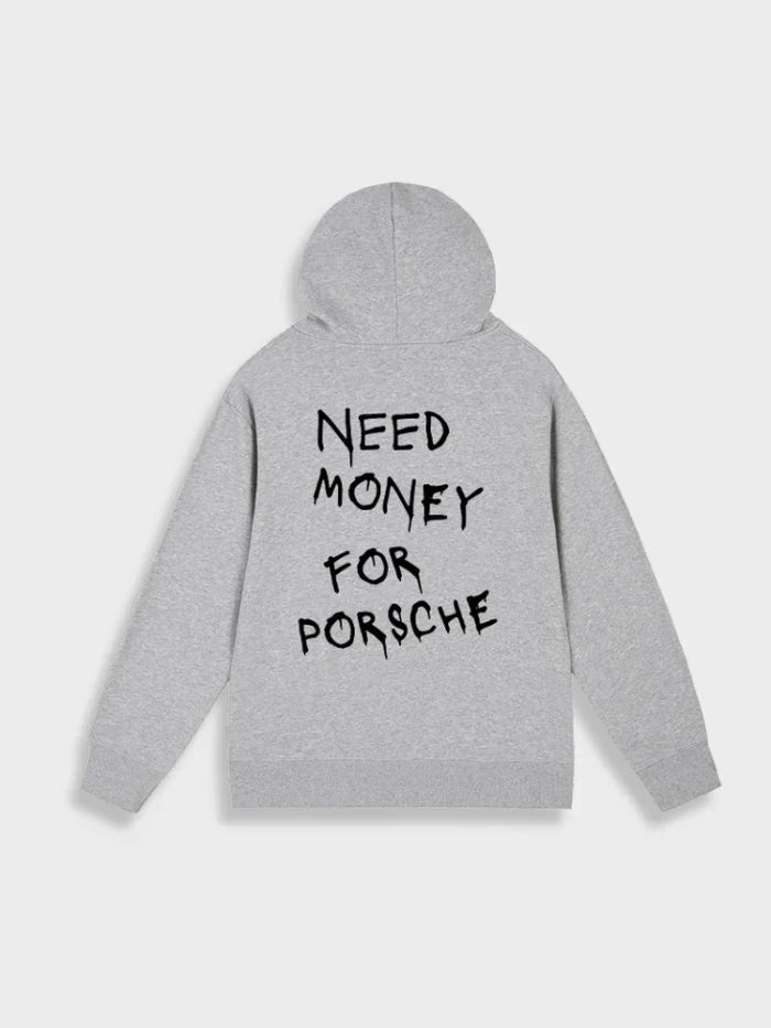 Cozy Casual Hoodie with Playful Graphic Design