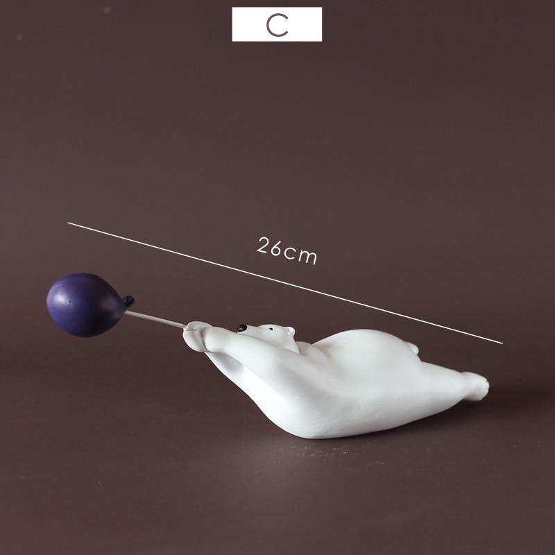 Modern Abstract Tabletop Sculpture Decor