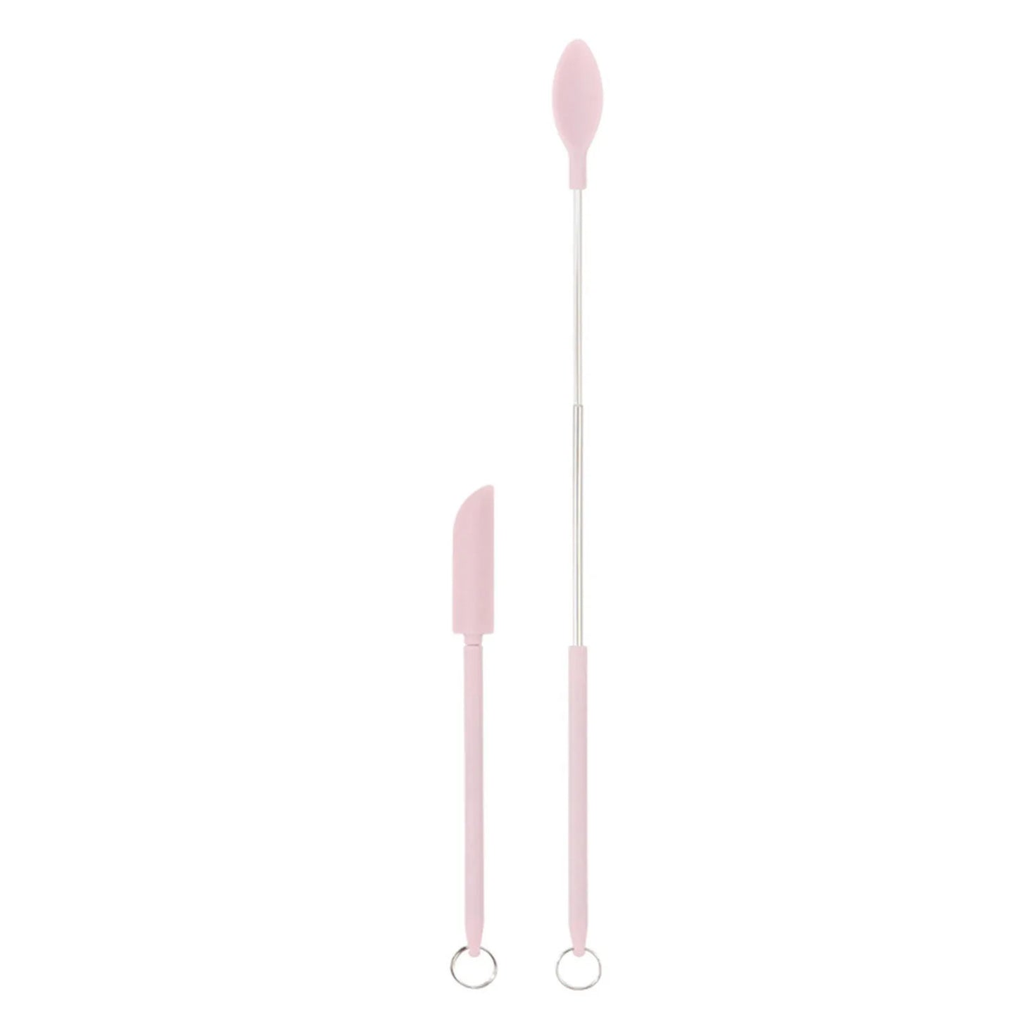 Set of Mini Silicone Jar Spatulas for Baking and Cooking