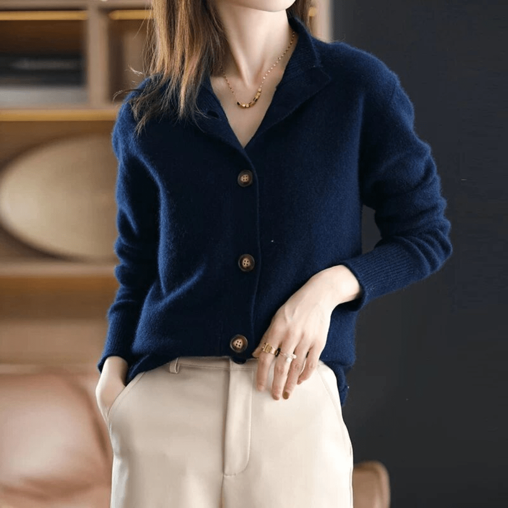 Cozy Cashmere Knit Cardigan