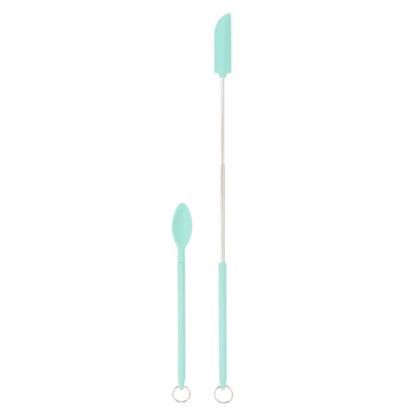 Set of Mini Silicone Jar Spatulas for Baking and Cooking