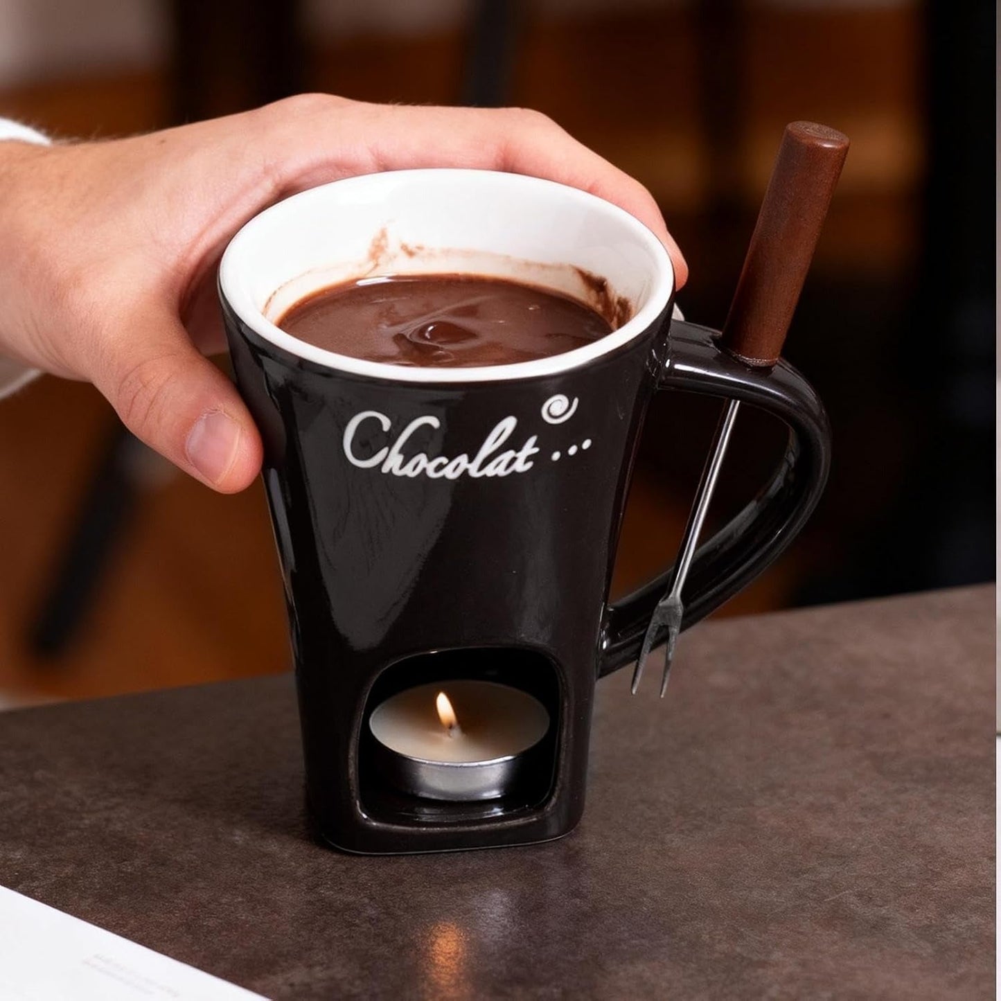 ChocoLuxe™ - Elegant Chocolate Fondue Cup Set