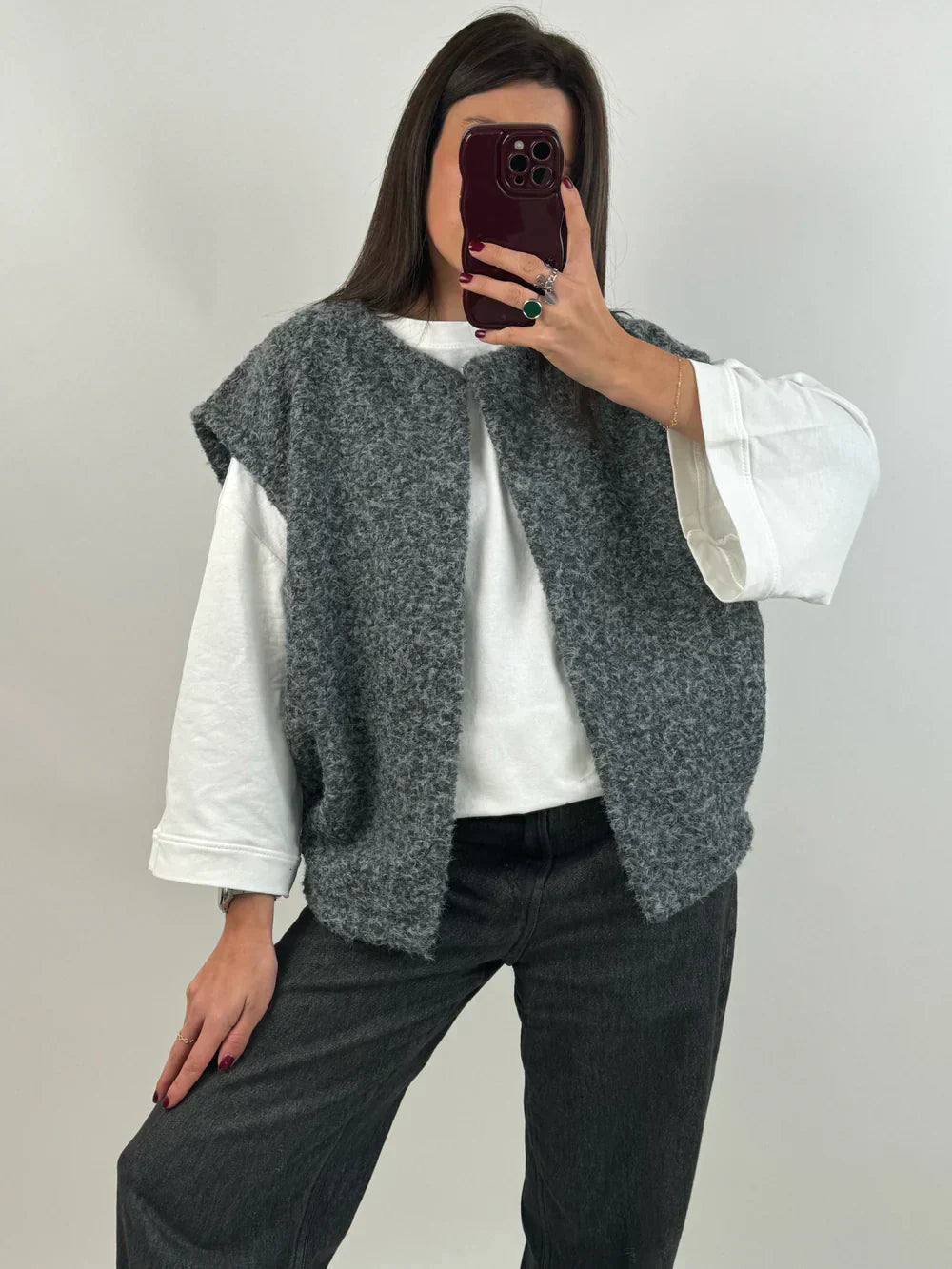 Utility Sleeveless Vest with Multiple Pockets