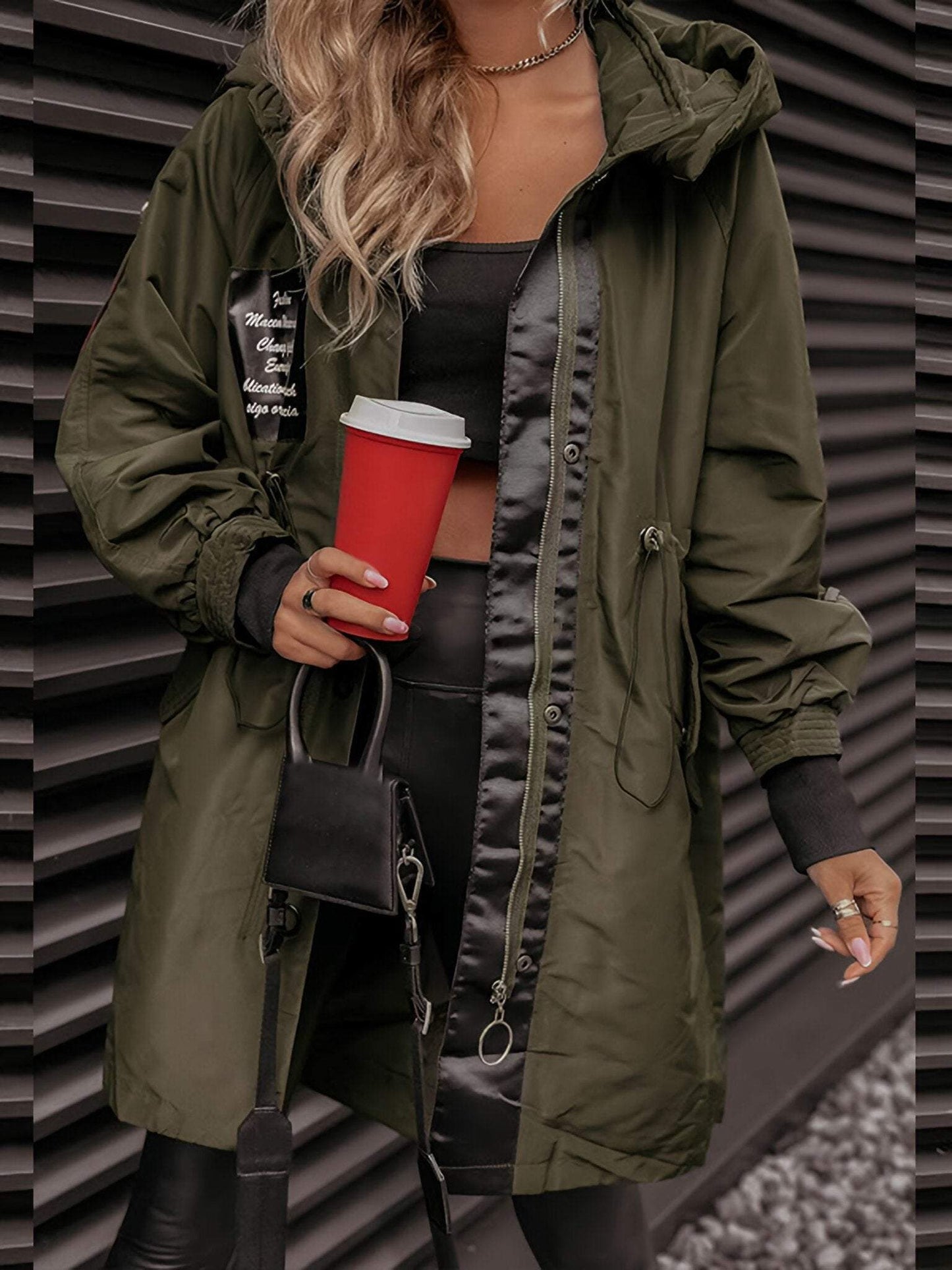Women's Long Sleeve Hooded Jacket