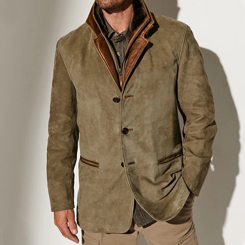 Retro Inspired Vintage Wool Blend Jacket