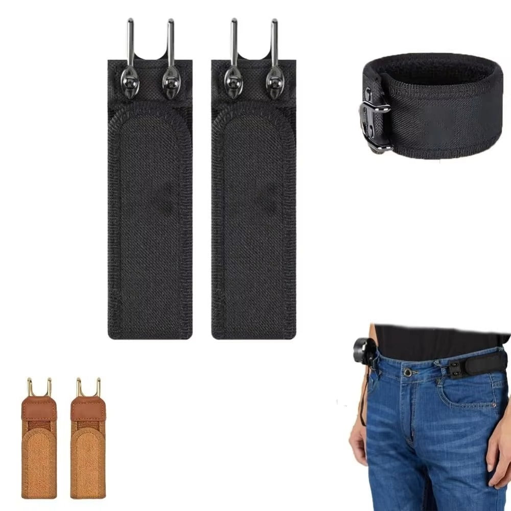 Buckle-Free Elastic Waist Clip for Jeans & Pants