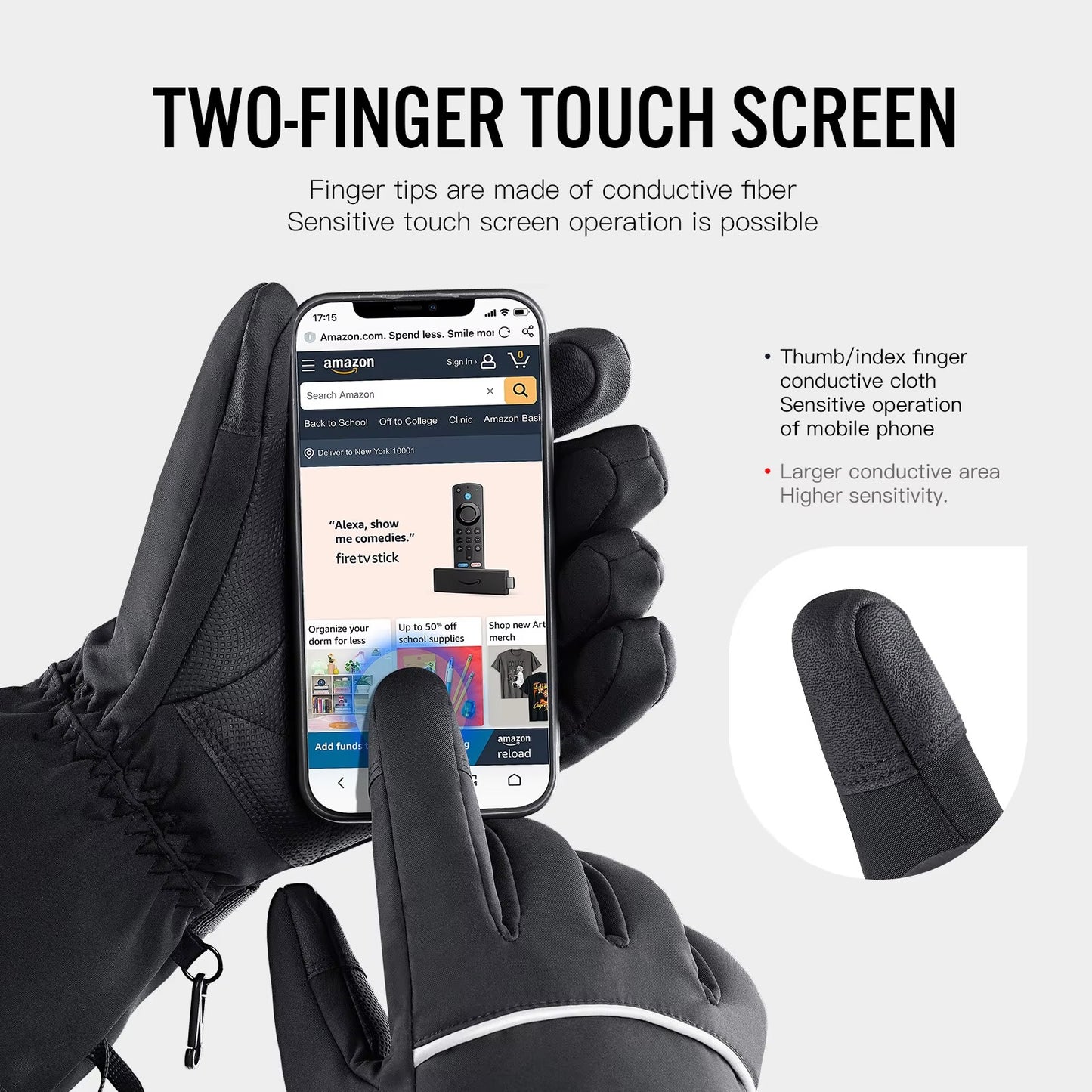 FrostGuard™ Electric Heated Gloves for Warm Winter Comfort