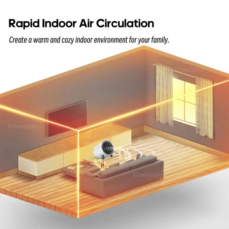 MiniSun™ Compact Desk Heater – Cozy Warmth for Winter Spaces