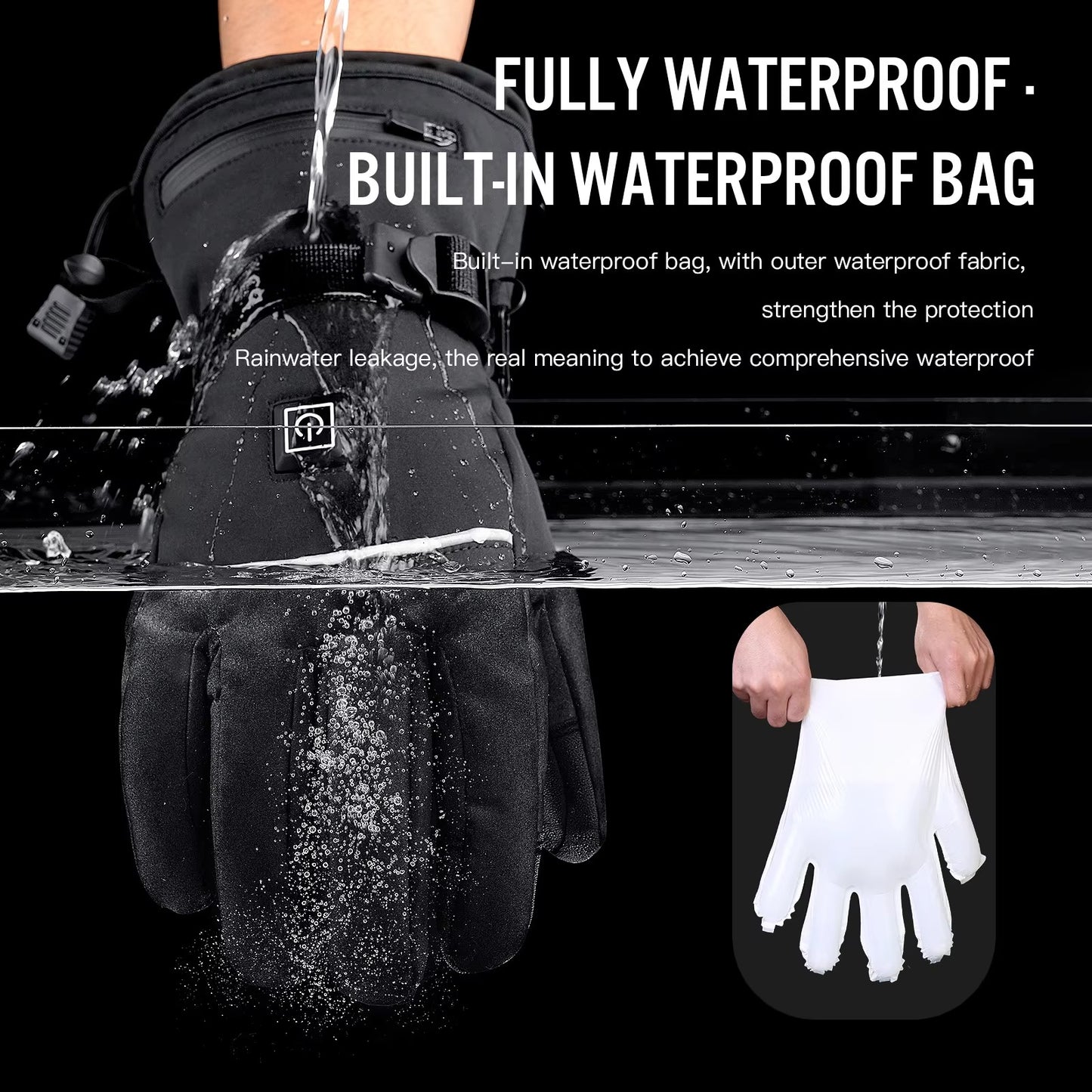 FrostGuard™ Electric Heated Gloves for Warm Winter Comfort