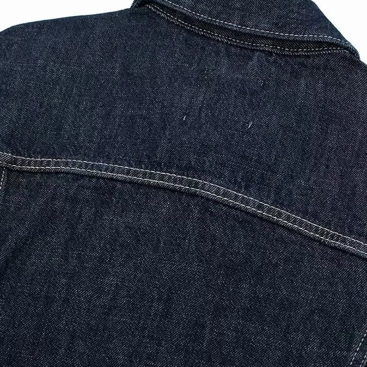 Women's Vintage Cropped Denim Jacket