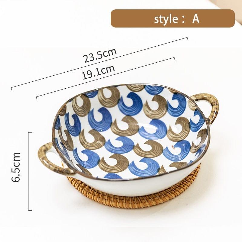 Handcrafted Ceramic Marcia Serving Bowl