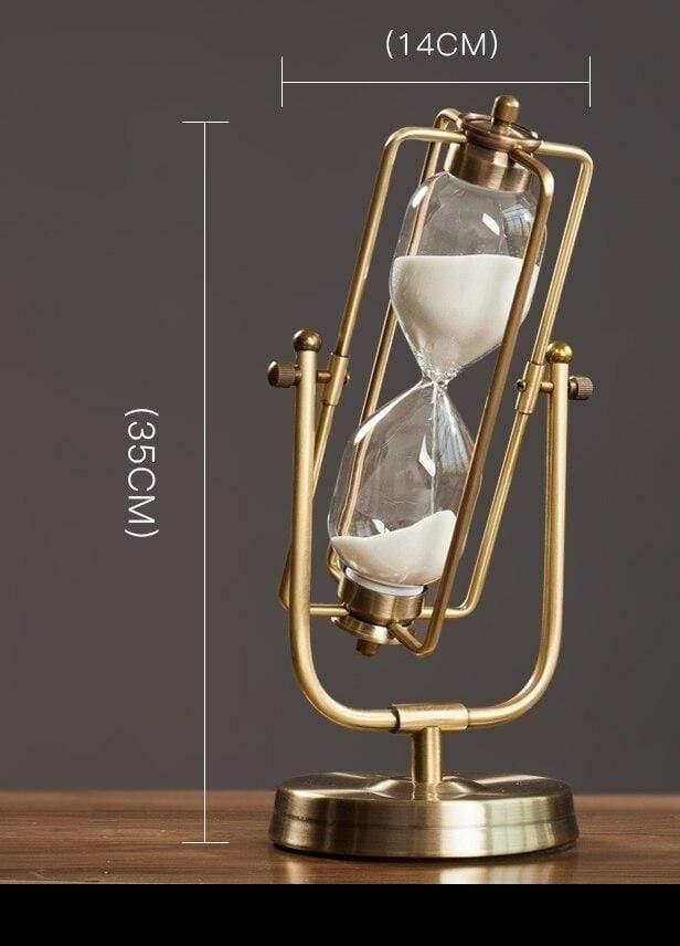 Sleek Modern Hourglass Decor