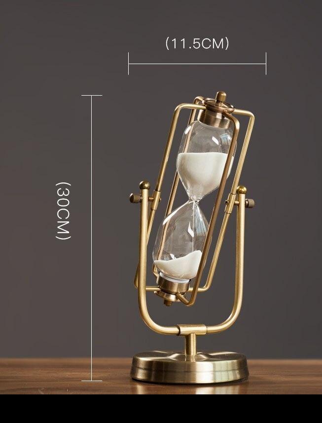 Sleek Modern Hourglass Decor