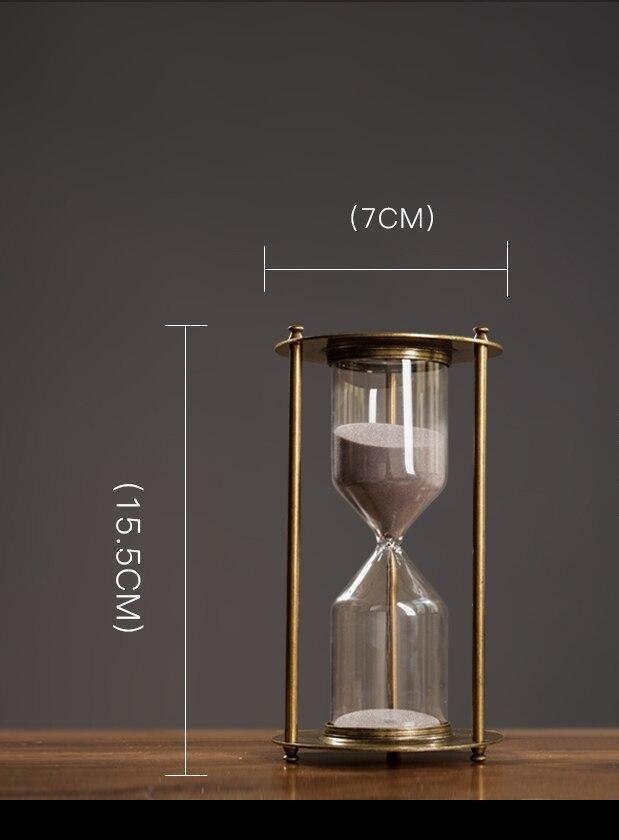 Sleek Modern Hourglass Decor