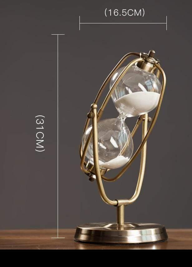 Sleek Modern Hourglass Decor