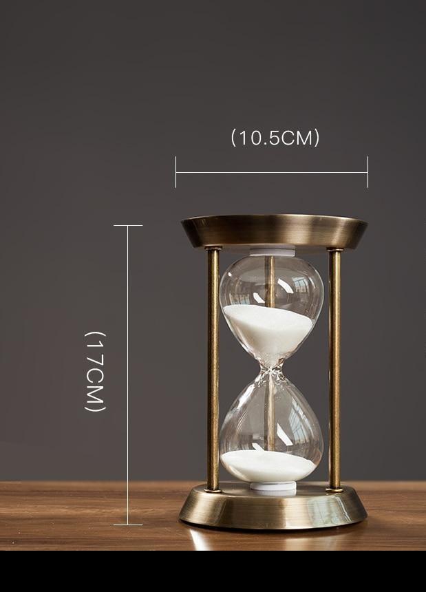 Sleek Modern Hourglass Decor
