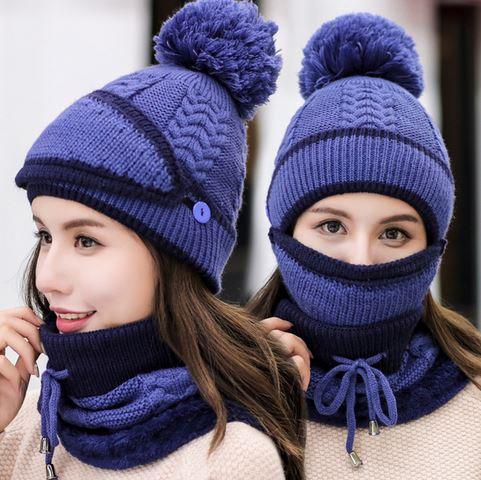 Cozy Knit Winter Hat and Scarf Set for Women