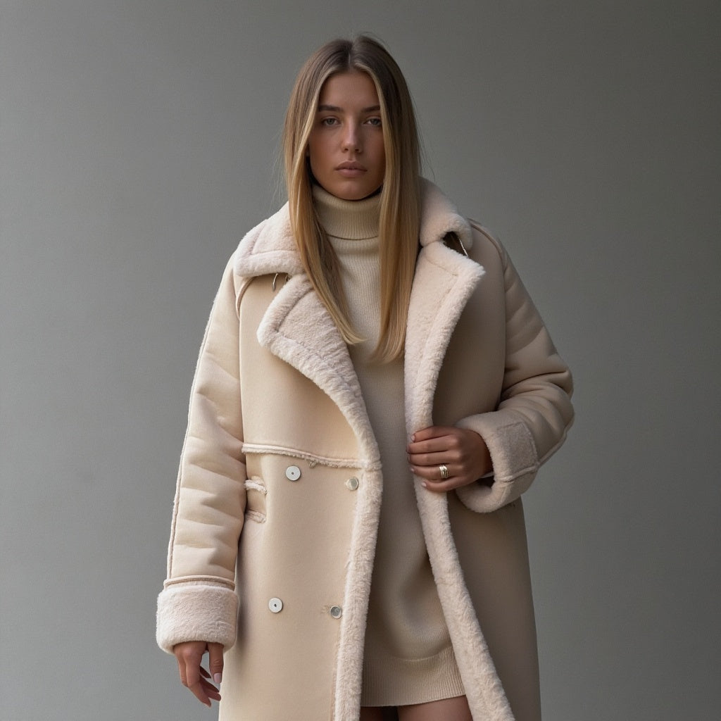 Luxeon™ - Elegant Suede Winter Coat