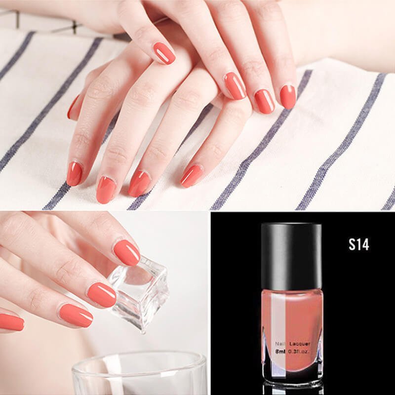Salon-Perfect Glossy Nails Kit for Quick Manicures