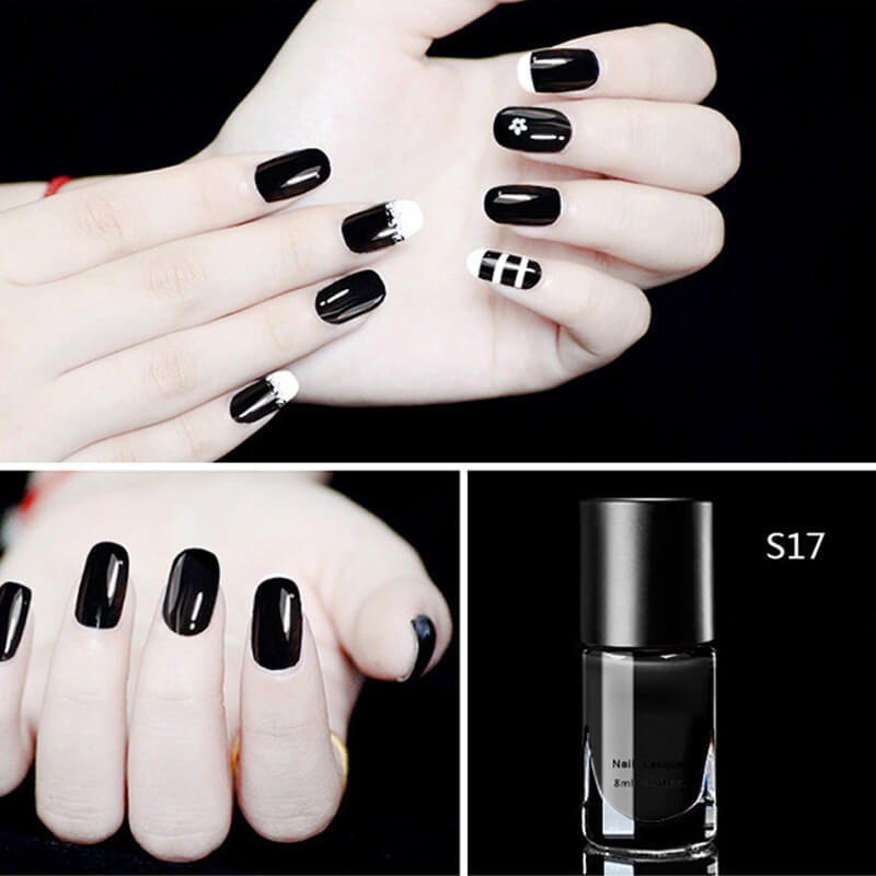 Salon-Perfect Glossy Nails Kit for Quick Manicures