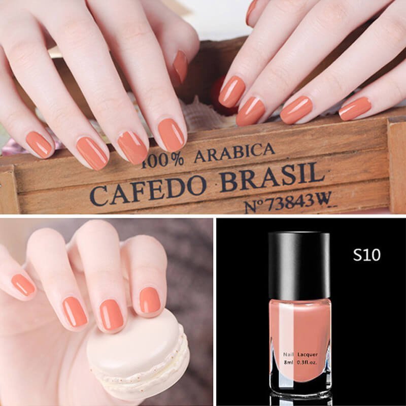 Salon-Perfect Glossy Nails Kit for Quick Manicures