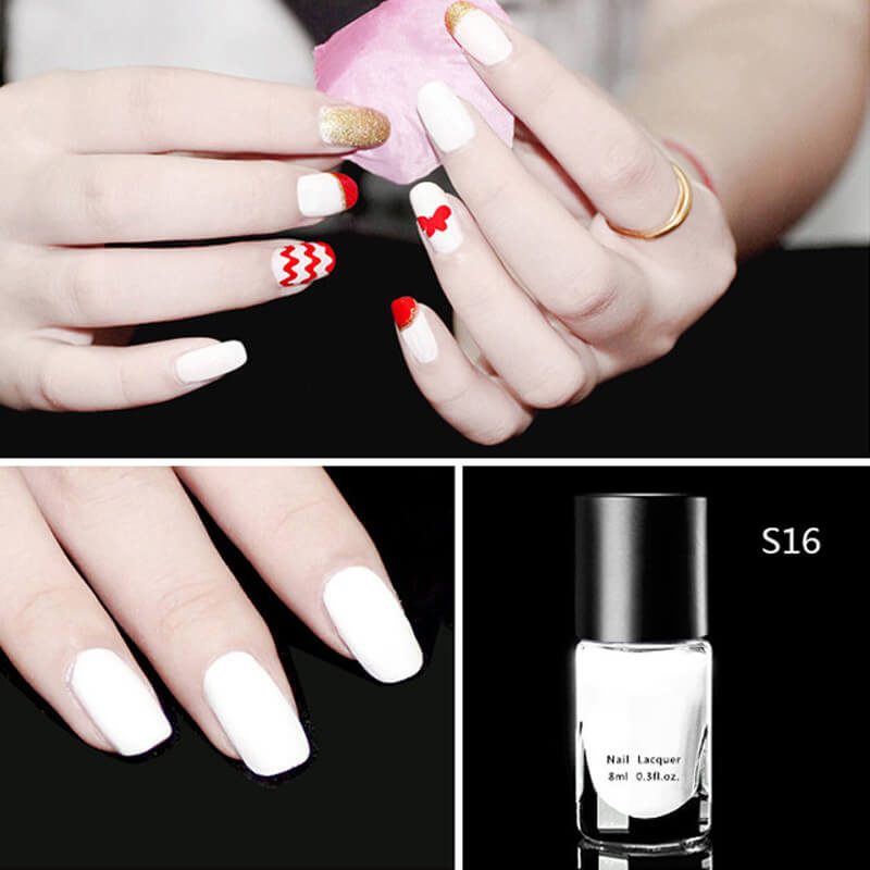 Salon-Perfect Glossy Nails Kit for Quick Manicures