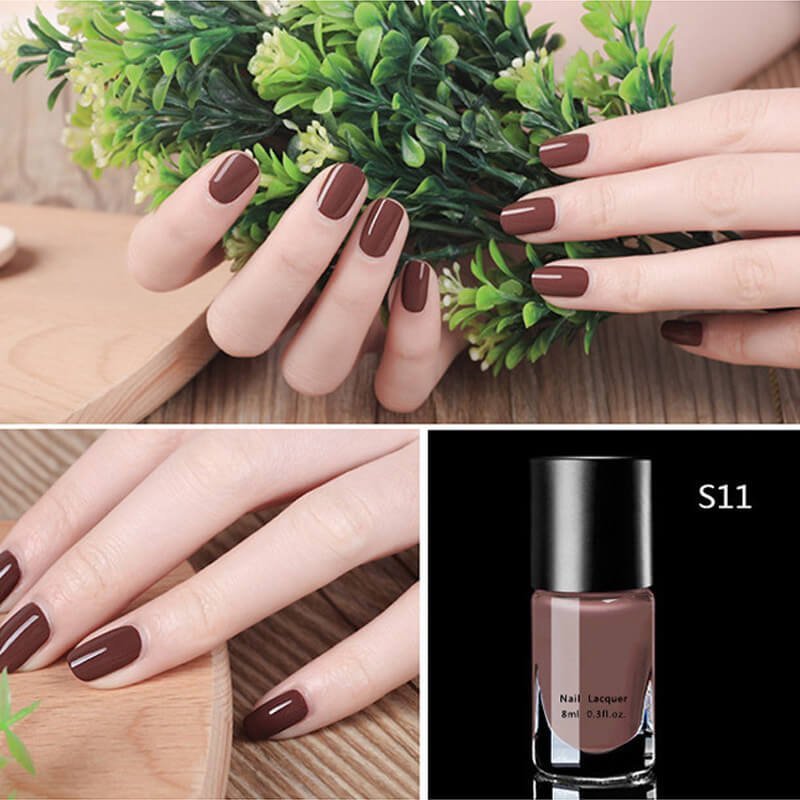 Salon-Perfect Glossy Nails Kit for Quick Manicures