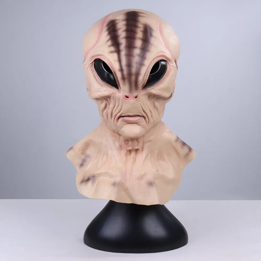 Futuristic Alien Face Mask for Cosplay and Costume Parties