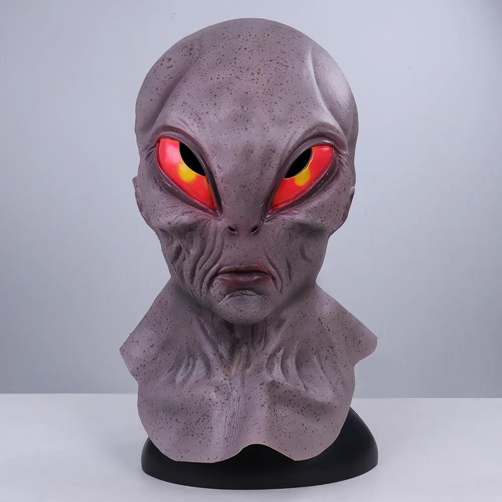 Futuristic Alien Face Mask for Cosplay and Costume Parties
