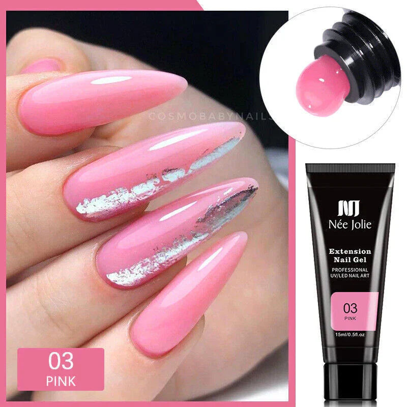 DIY Professional Polygel Nail Kit for Salon-Quality Manicures