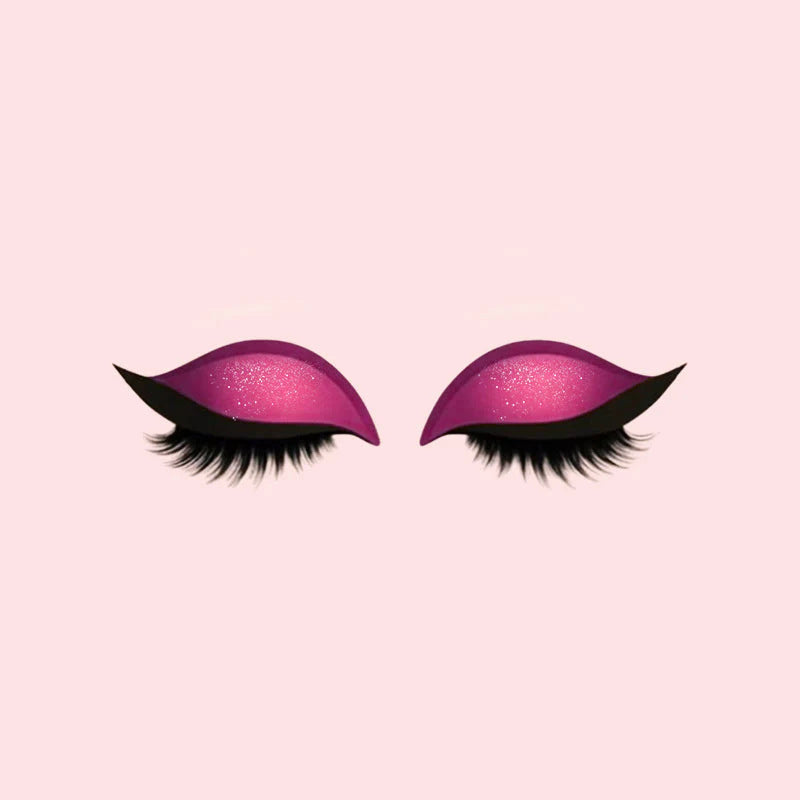 3-in-1 Eyeshadow, Eyeliner, and Eyelash Sticker Set for Instant Glam