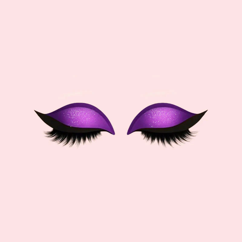3-in-1 Eyeshadow, Eyeliner, and Eyelash Sticker Set for Instant Glam