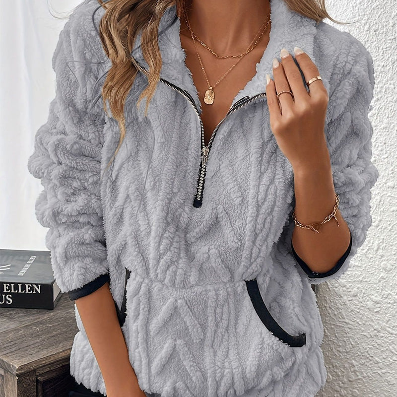 Cozy Half-Zip Sweatshirt